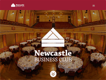 Tablet Screenshot of newcastlebusinessclub.com.au